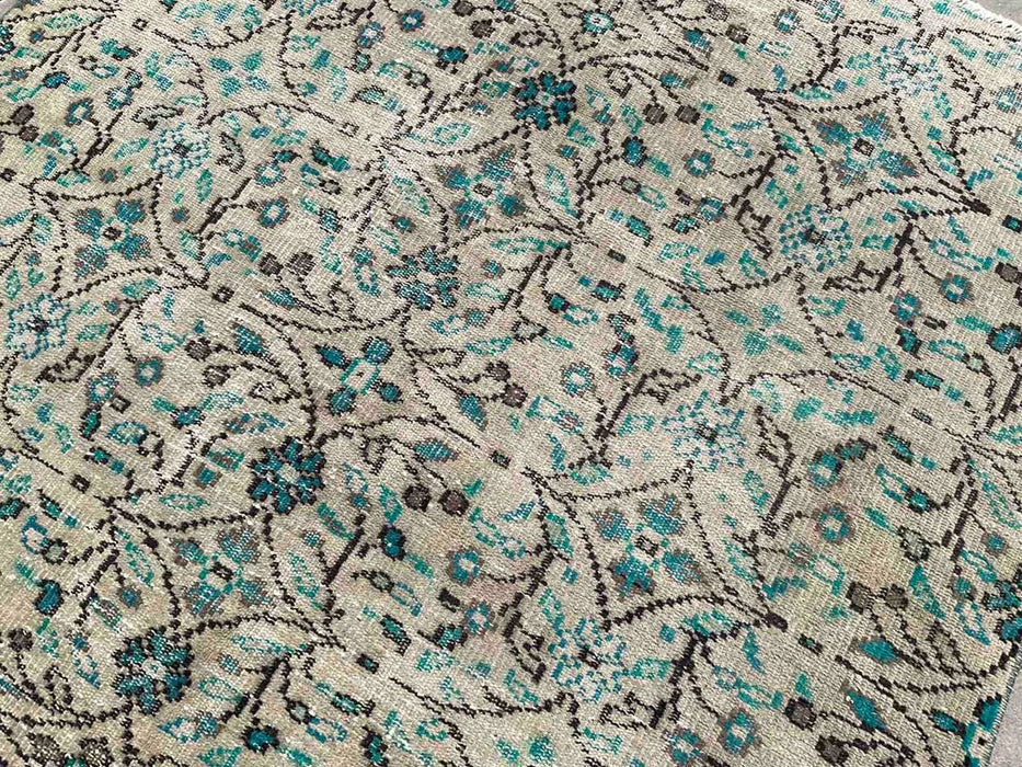 Handmade Vintage Turkish Oushak Rug 245cm x 146cm
