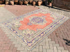 Handmade Vintage Turkish Oushak Rug 278cm x 200cm
