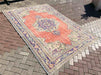 Handmade Vintage Turkish Oushak Rug 278cm x 200cm