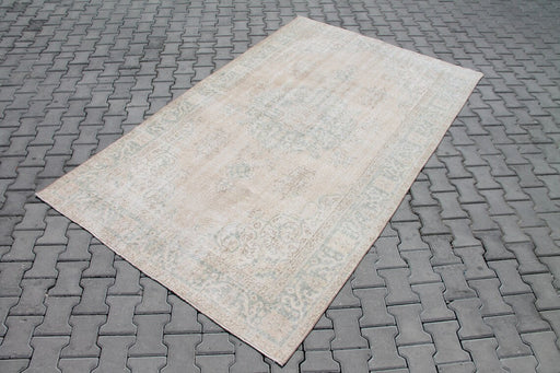 Handmade Vintage Turkish Oushak Rug 281cm x 171cm