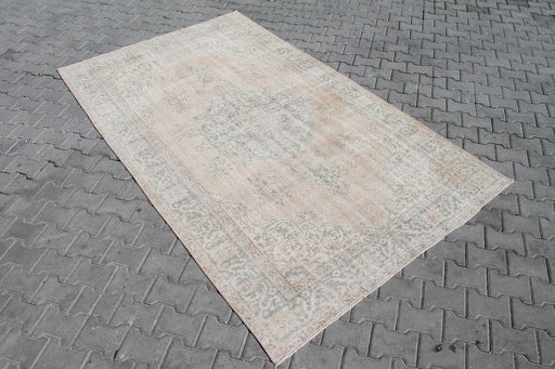 Handmade Vintage Turkish Oushak Rug 281cm x 171cm