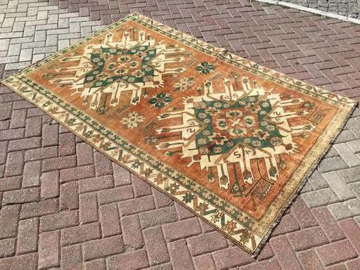 Handmade Vintage Turkish Rug 225cm x 155cm