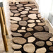 Handmade Wool Pebbles Cobblestone Area Rug Natural Design
