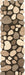 Handmade Wool Pebbles Cobblestone Area Rug Natural Design