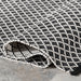 Handwoven Black Indoor Outdoor Area Rug 150x240 cm