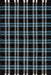 Handwoven Black Plaid Fringed Area Rug 150x90 cm