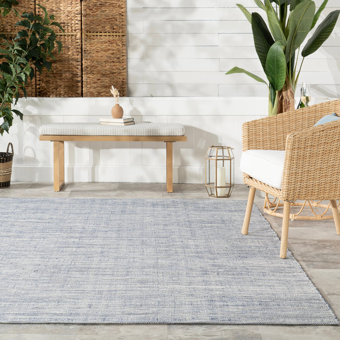 Handwoven Blue Indoor Outdoor Rug 150x240 cm