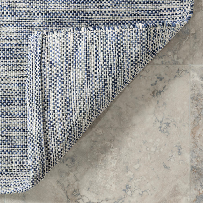Handwoven Blue Indoor Outdoor Rug 150x240 cm