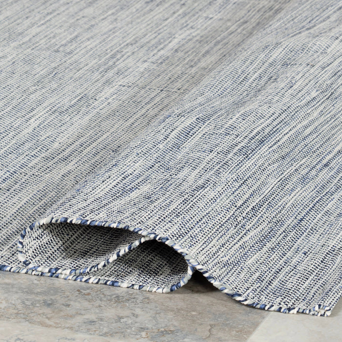 Handwoven Blue Indoor Outdoor Rug 150x240 cm