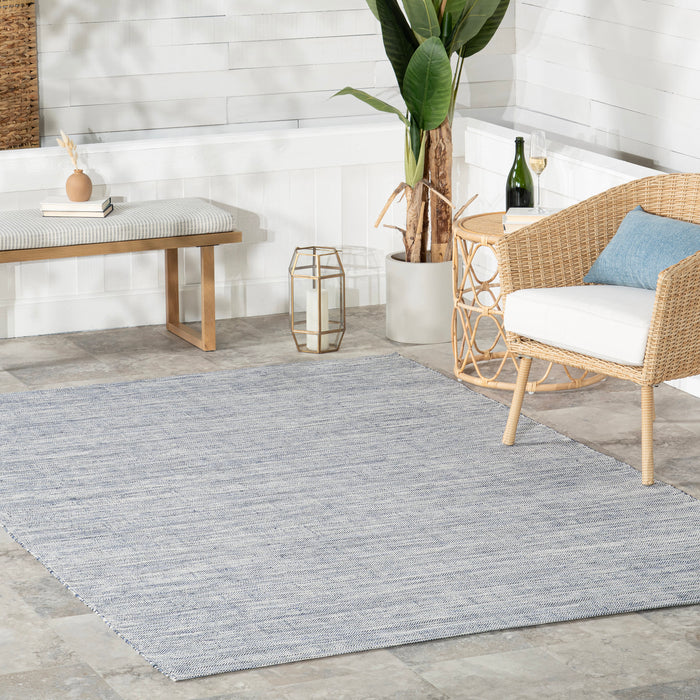 Handwoven Blue Indoor Outdoor Rug 150x240 cm