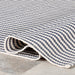 Handwoven Blue Pinstripe Indoor Outdoor Rug 120x180 cm
