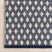 Handwoven Cotton Grey Rug with Diamond Pattern 120x180 cm