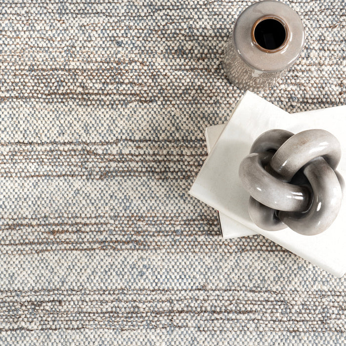 Handwoven Geometric Rug 120x180 cm Ivory