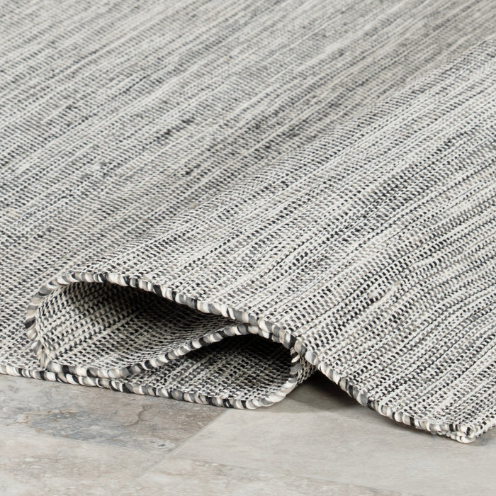 Handwoven Grey Indoor Outdoor Rug 120x180 cm