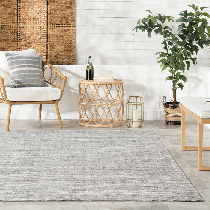 Handwoven Grey Indoor Outdoor Rug 150x240 cm