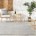 Handwoven Grey Indoor Outdoor Rug 150x240 cm