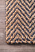 Handgeweven jute chevron vloerkleed 160x230 cm marineblauw