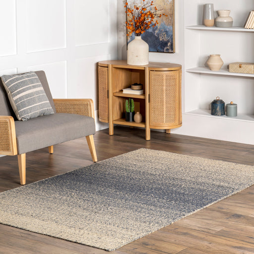 Handwoven Jute Ombre Area Rug in Grey 160x230 cm