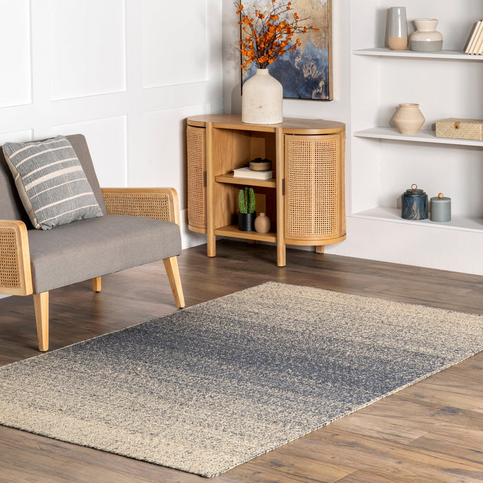 Handwoven Jute Ombre Area Rug in Grey 160x230 cm