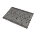 Handwoven Leather Diamond Pattern Rug