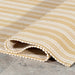 Handwoven Striped Rug for Indoor and Outdoor Use 120x180 cm