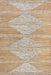 Handwoven Triangular Area Rug in Natural Fiber