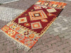 Handwoven Vintage Aztec Kilim Rug 280cm x 162cm