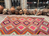 Handwoven Vintage Bohemian Rug 289cm x 199cm