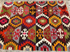 Handwoven Vintage Kilim Rug 132cm x 100cm from Turkey
