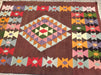 Handwoven Vintage Kilim Rug 137cm x 101cm Unique Design
