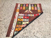 Handwoven Vintage Kilim Rug 137cm x 101cm Unique Design