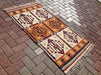 Handwoven Vintage Kilim Rug 147cm x 79cm from Turkey
