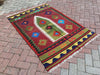 Handwoven Vintage Kilim Rug 152cm x 107cm Wool