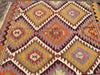 Handwoven Vintage Kilim Rug 155cm x 118cm Wool