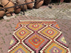 Handwoven Vintage Kilim Rug 155cm x 118cm Wool