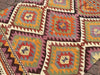 Handwoven Vintage Kilim Rug 155cm x 118cm Wool