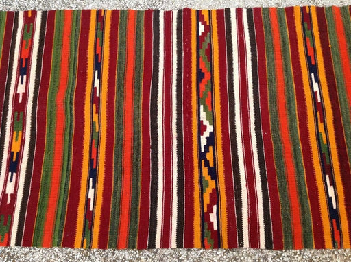 Handwoven Vintage Kilim Rug 161cm x 72cm Nomanadic Stripes