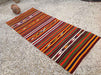 Handwoven Vintage Kilim Rug 161cm x 72cm Nomanadic Stripes