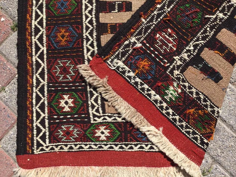 Handwoven Vintage Kilim Rug 190cm x 97cm