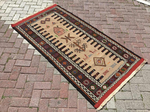 Handwoven Vintage Kilim Rug 190cm x 97cm