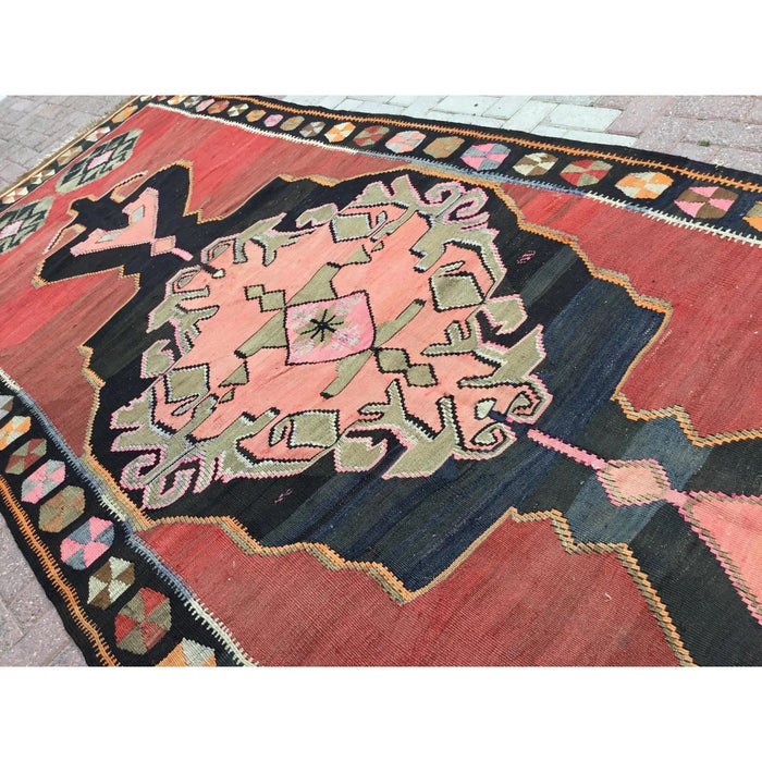 Handwoven Vintage Kilim Rug 419cm x 157cm