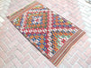 Handwoven Vintage Rug 157cm x 96cm Wool Cotton Turkey