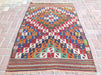 Handwoven Vintage Rug 157cm x 96cm Wool Cotton Turkey