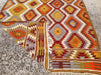 Handwoven Vintage Striped Kilim Rug 218x160 cm