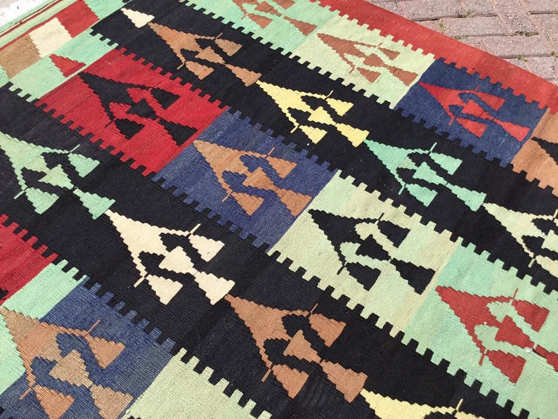 Handwoven Vintage Turkish Rug 288cm x 208cm