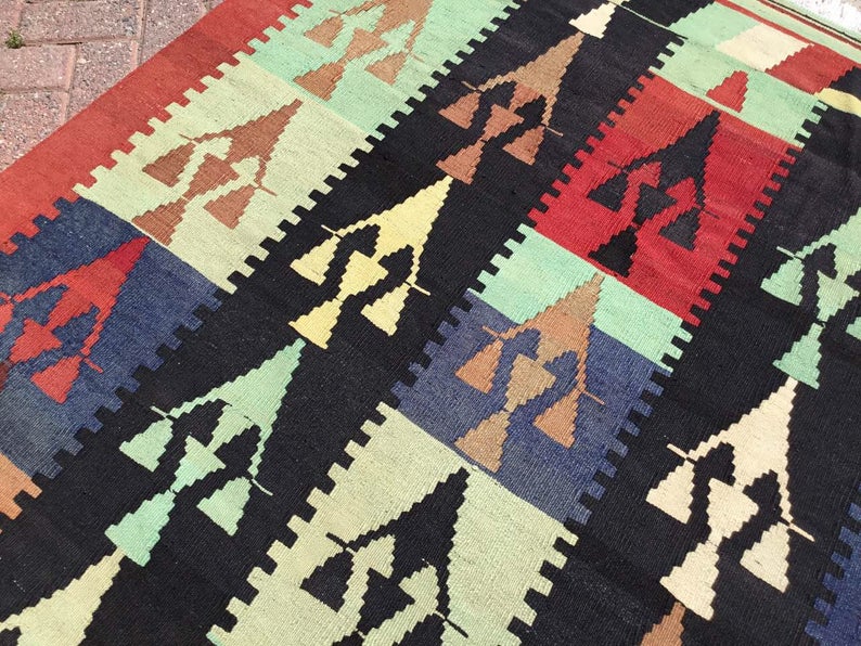Handwoven Vintage Turkish Rug 288cm x 208cm