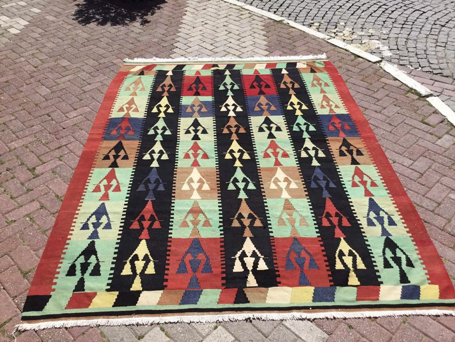 Handwoven Vintage Turkish Rug 288cm x 208cm