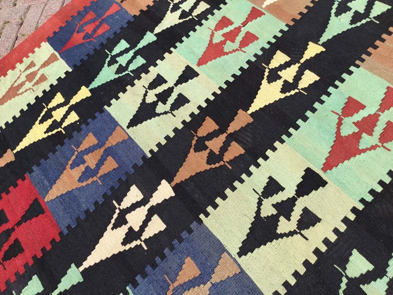 Handwoven Vintage Turkish Rug 288cm x 208cm