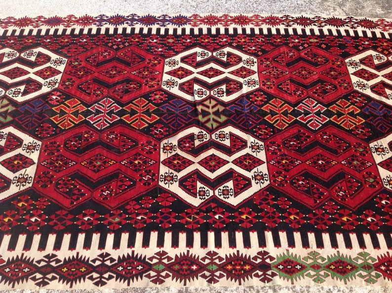 Handwoven Vintage Turkish Rug 399cm x 190cm #319