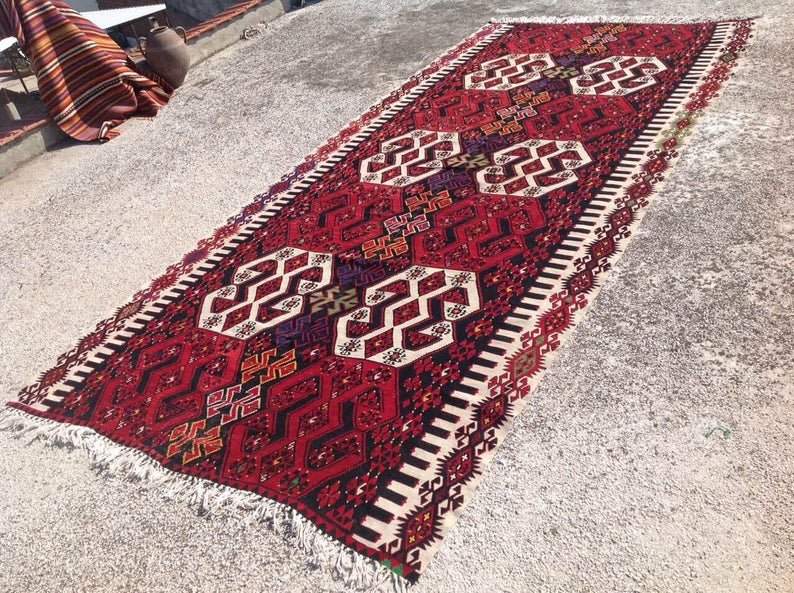 Handwoven Vintage Turkish Rug 399cm x 190cm #319